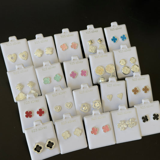 Bundle 20pcs Pair Earrings Silver 925