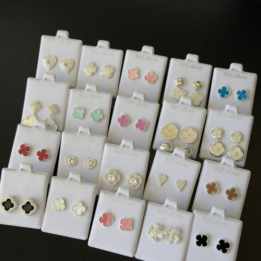 Bundle 20pcs Pair Earrings Silver 925