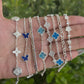 7 Pcs Bundle Bracelet Silver