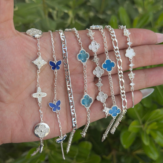 Bundle 8pca Silver Bracelet
