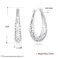 Earring Arracadas Triba Medium Hoop Design