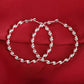 S925 Earrings Big And Cute hoops For her, No Tarnish in Silver 925 Plated