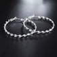 S925 Earrings Big And Cute hoops For her, No Tarnish in Silver 925 Plated