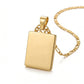 San Judas Necklace 14K Gold Plated Italy Design With Figaro 3, 5MM in 22 Inches 14K Gold Plated, No Tarnish, No Fade