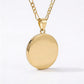 San Judas Necklace 14K Gold Plated With Figaro 4, 5MM in 22 Inches 14K Gold Plated No Fade, No Tarnish