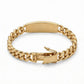 Real Cuban Bracelet Heavy Duty Big Boss 8 in Real 18K Gold Plated, Cuban Link Bracelet